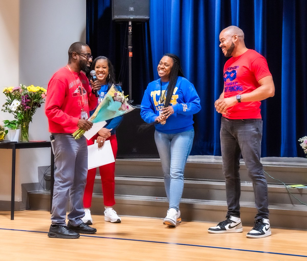 Our two APs deserve all of the flowers and appreciation there is to give! I am so incredibly grateful to have them alongside me. On behalf of our ENTIRE team, we love you both and ALL that you do for the students of @APSTAGAcademy. You both are amazing and true SHINING STARS!⭐⭐