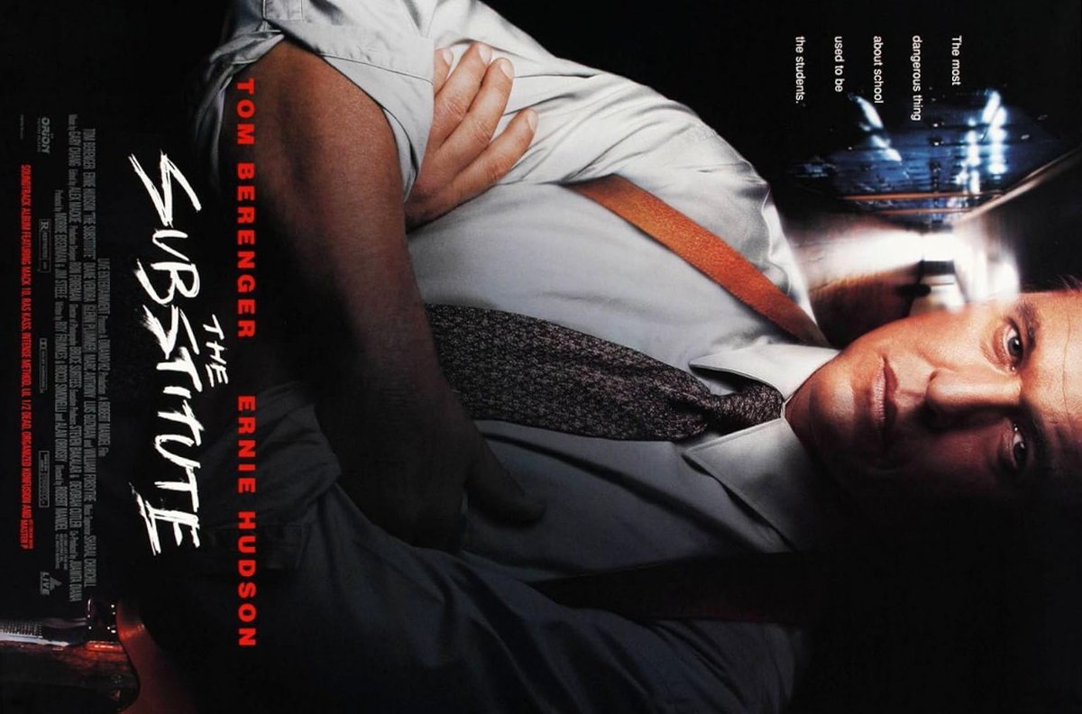 satoshioshii's tweet image. "¡Yo estoy al mando de esta clase!, ¡soy el guerrero jefe! ¡Soy el dios despiadado de cualquier cosa que se mueva en mi universo! ¡Jodedme...y sufriréis mi cólera!".
                  Jonathan Shale

EL SUSTITUTO
(1996)

#TomBerenger #RobertMandel #cineaccion