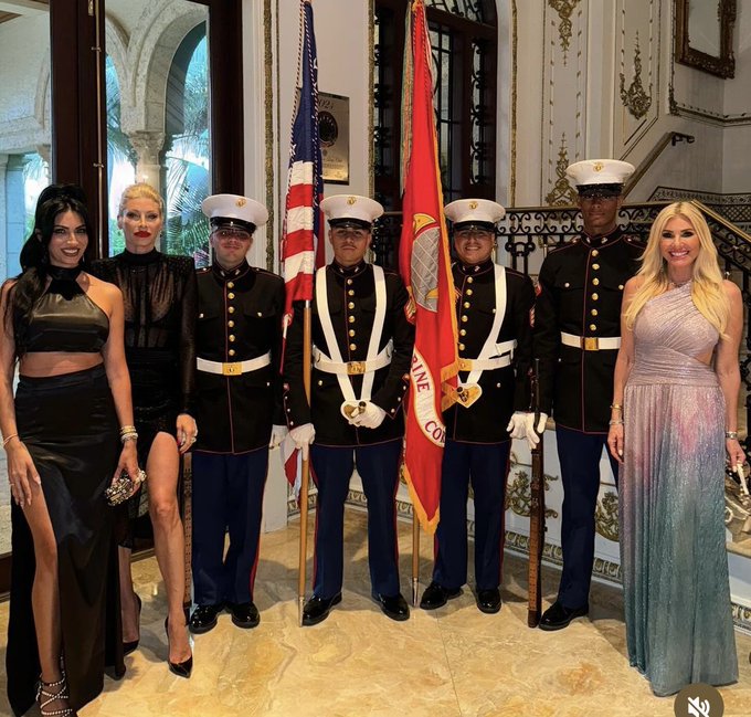 Marines in uniform attended a fundraiser at Mar-a-Lago last evening If the Marines in the photograph at the Mar-a-Lago event were indeed part of a Marine Color Guard, this could represent a more serious breach of military regulations regarding political activities. The…