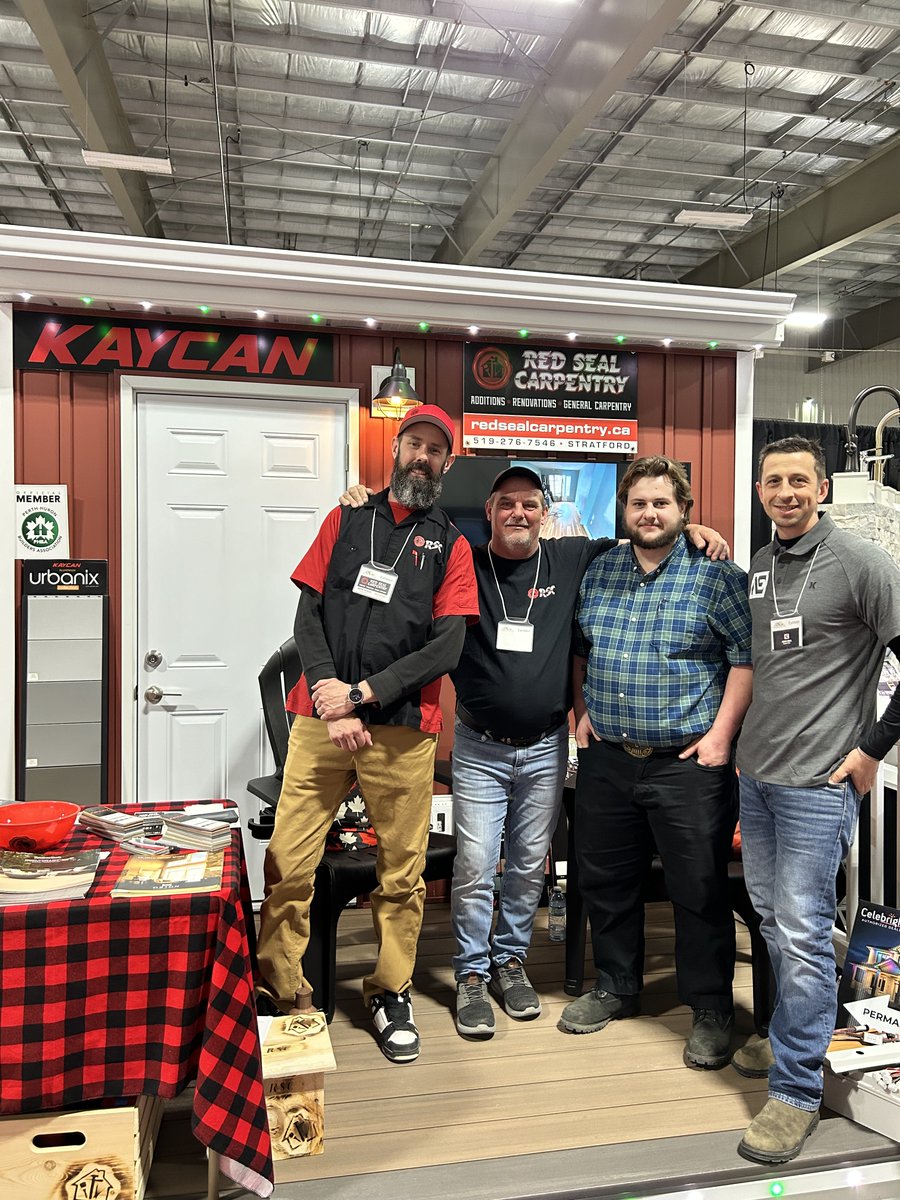 Thank you Red Seal Carpentry for being part of the 40th Anniversary Stratford Home &amp; Leisure Show! . . . #SHLS24 #stratfordhomeleisureshow