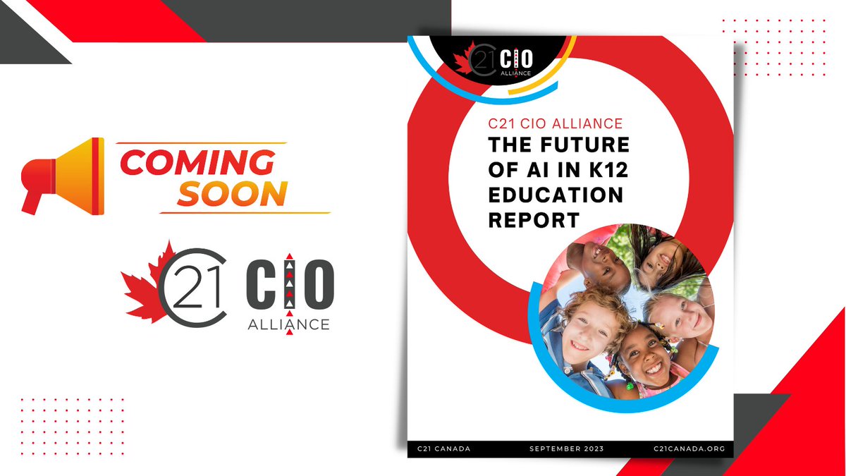 #CDNed #edleaders & #teachers, #edtechs Do you have a #casestudy #research or a #successstory to share on an #AI implementation? We are finalizing our C21 Future of #AI Report in #K12 #education that will include a national scan & resources for release next month. Please share!