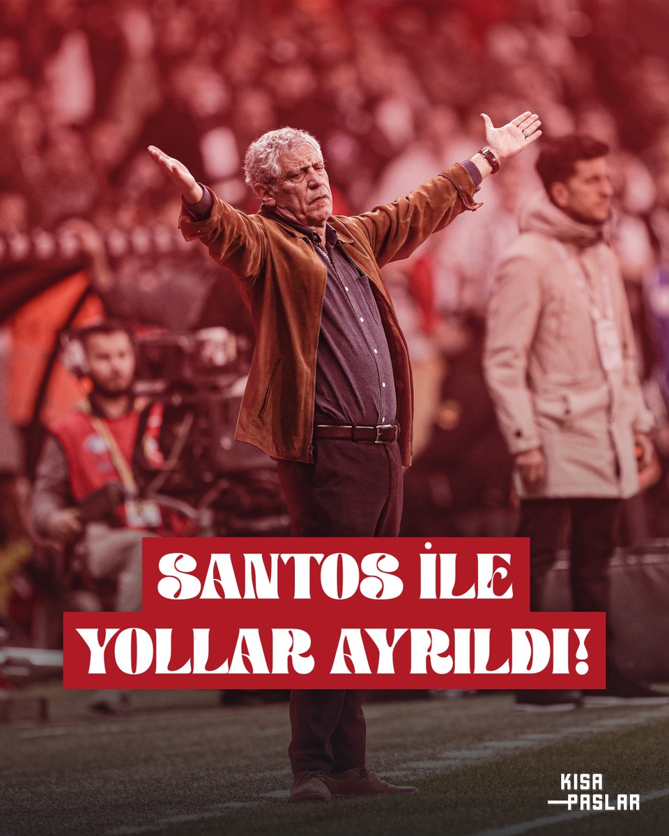 🚨 SANTOS DÖNEMİ SONA ERDİ 🚨 Beşiktaş, Fernando Santos ile yollarını ayırdığını açıkladı.