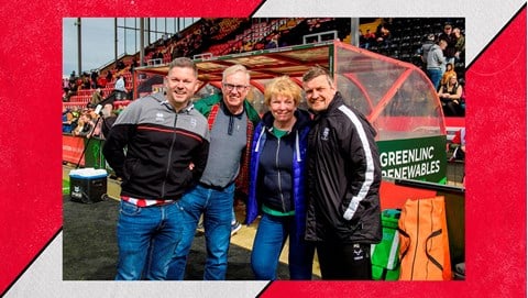 Dlnorton150879's tweet photo. Result aside today, it was extremely special to be back at Sincil Bank, and was amazing to meet Michael Skubala pre kick off. 
Thanks to everyone who asked about me today, your messages meant the world to me. #Impsasone https://t.co/FHOQtkIb66