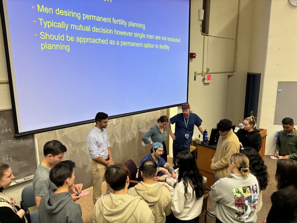 Always thankful for the opportunity to engage with our amazing med students @AlbanyMed - the annual Urology/Medical Students For Choice vasectomy workshop is always a hit! #UroSoMe #MedEd #Urology