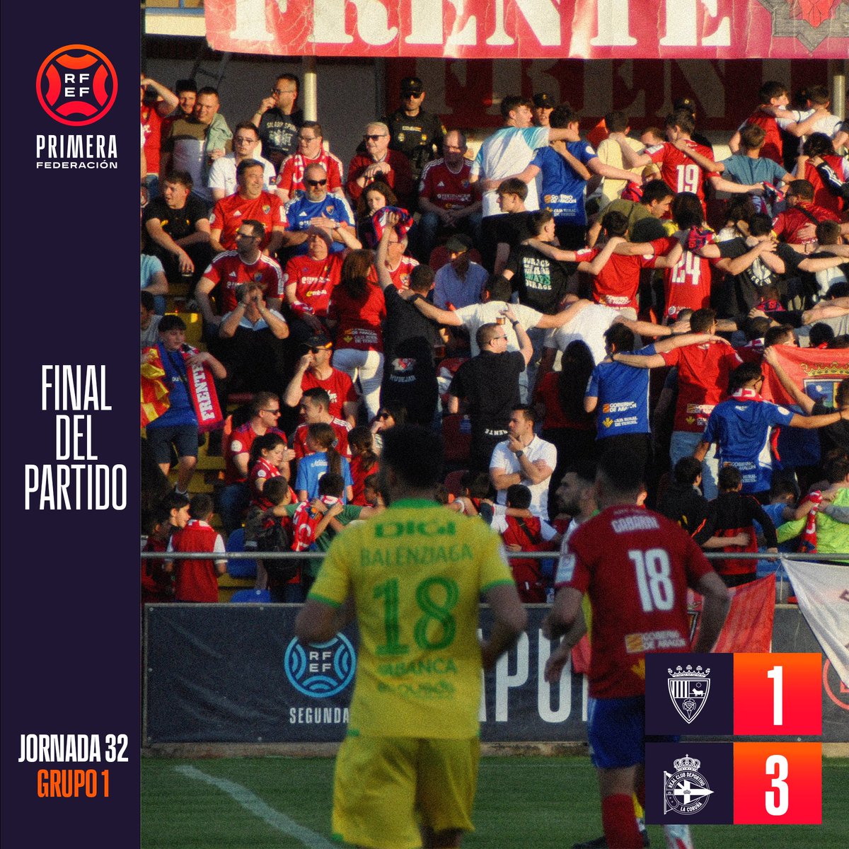 🏁 #TeruelDépor | 𝗙𝗜𝗡𝗔𝗟  

¡El Deportivo consigue su cuarta victoria consecutiva!  

#PrimeraFederación