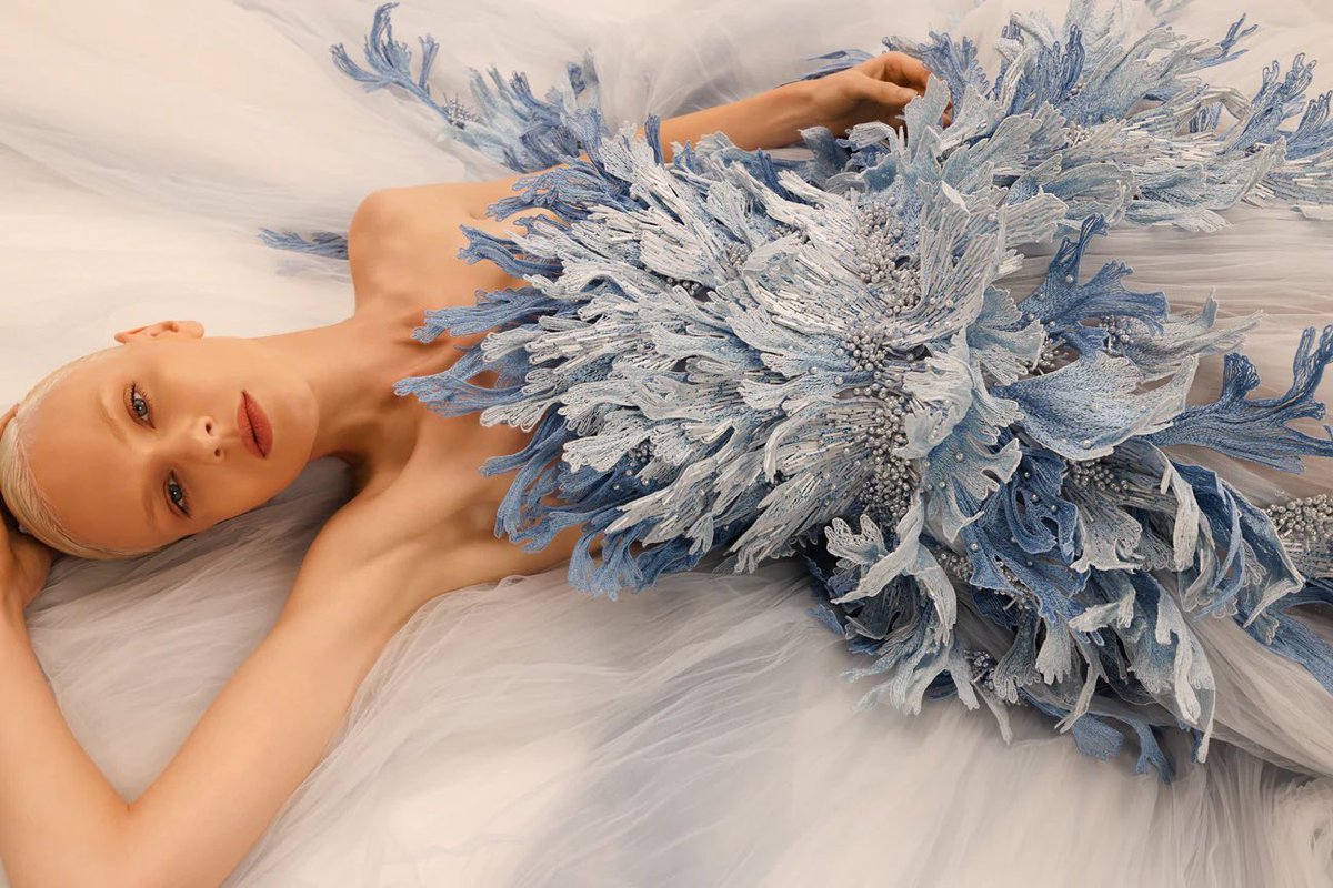 beyzanurapaydin's tweet photo. A collection that belongs in a fairytale! Sara Mrad SS24 Couture ✨ https://t.co/BaVfWbssjB