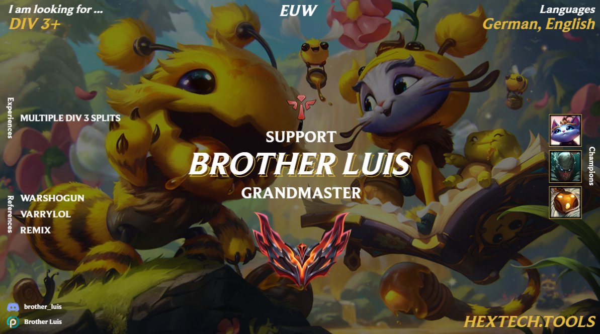 While still being in talks with <a href="/rnlroar/">RNL ROAR</a>, I´ve been allowed to explore my options for the upcoming split.

Feel free to shoot me a DM

Likes and retweets are appreciated :)
