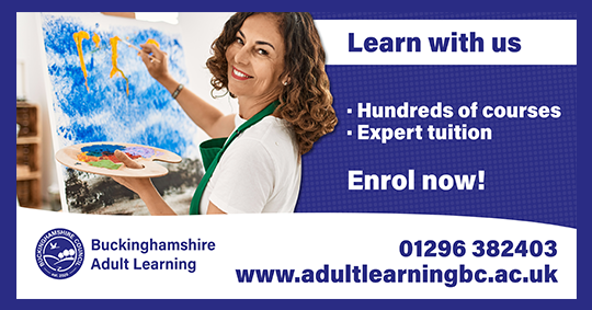 Step up your career with Buckinghamshire Adult Learning, visible in #Aylesbury on our #LEDScreens. Start at adultlearningbc.ac.uk or 01296 382403.

#CareerGrowth #LifelongEducation #CornerMediaGroup #FIDigital #StepForward #DigitalBillboards #EducateAndElevate