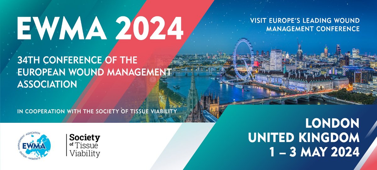 High-quality sessions & presentations, numerous workshops, and e-poster presentations, as well as a large industry exhibition where you can meet various companies involved in wound care. It's time for #EWMA2024 @EWMAwound! Save the date: May 1-3 in London!