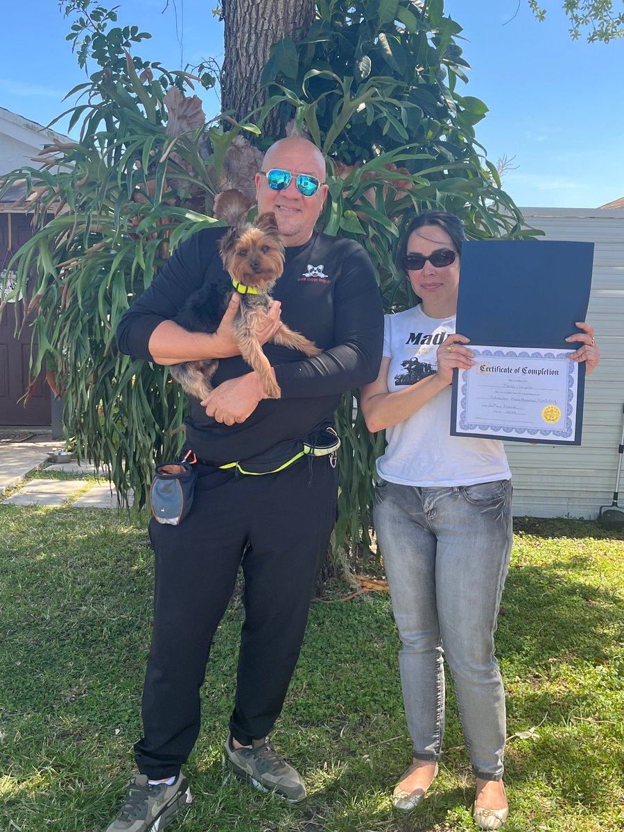 wmhappydogsinc's tweet photo. 🎉 🎓Congratulations Sony on completing our Behavior Modification Program❣️
📍W&M Happy Dogs Inc
#graduation #dogservices #wmhappydogsinc #dogtraining https://t.co/VL2jERJ7y5