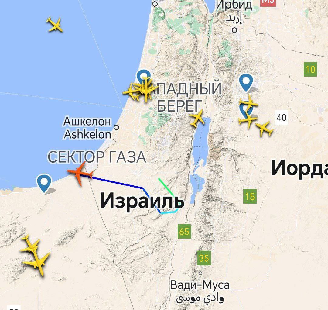 ⚠️ L'Air Force One israeliano (“Zion's Wing”, il cosiddetto “aereo del giudizio universale”) è in volo e sta lasciando lo spazio aereo israeliano. #Netanyahu codardo abbandona la nave che affonda.