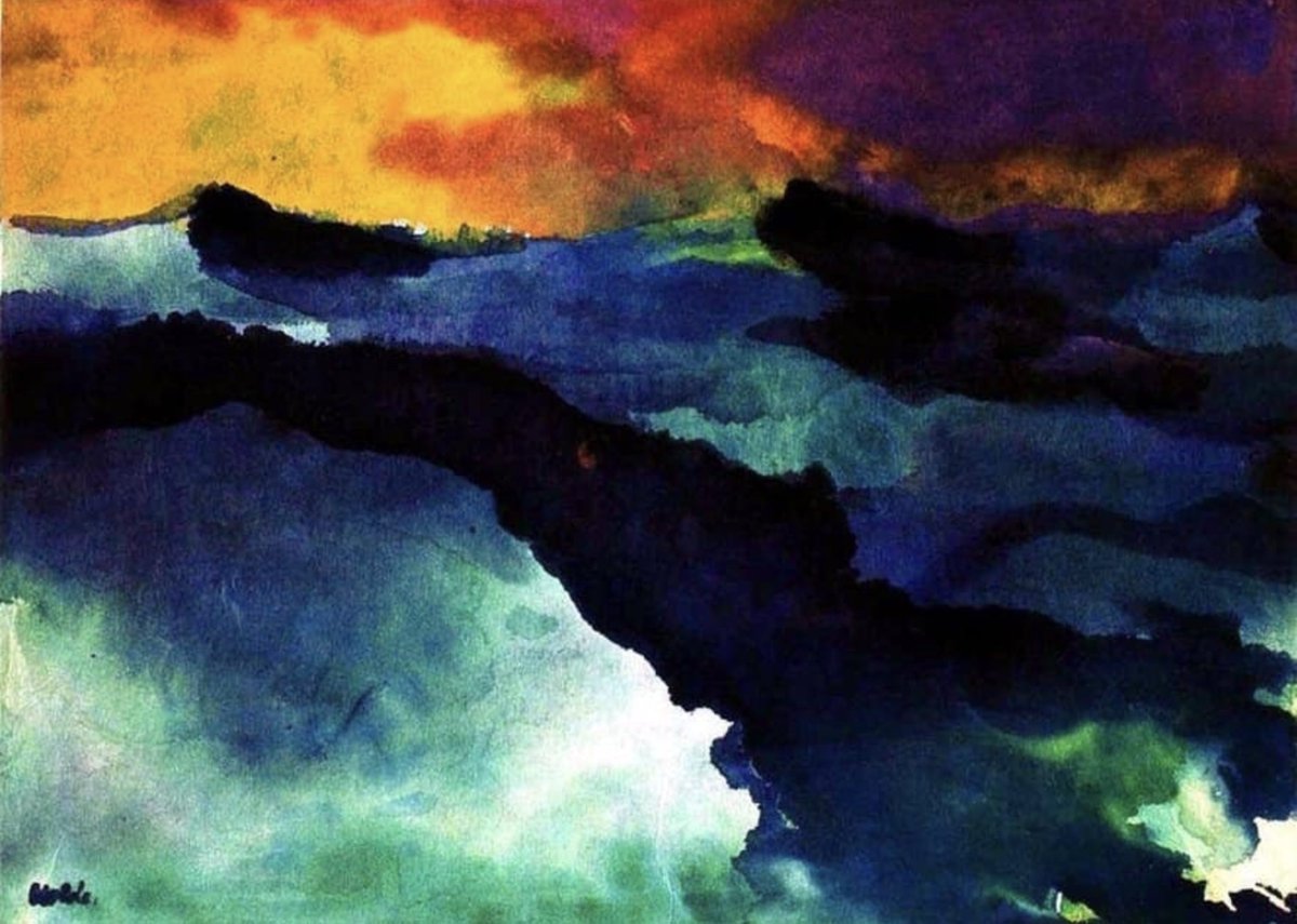 Emil Nolde - Mer agitée
#emilnolde