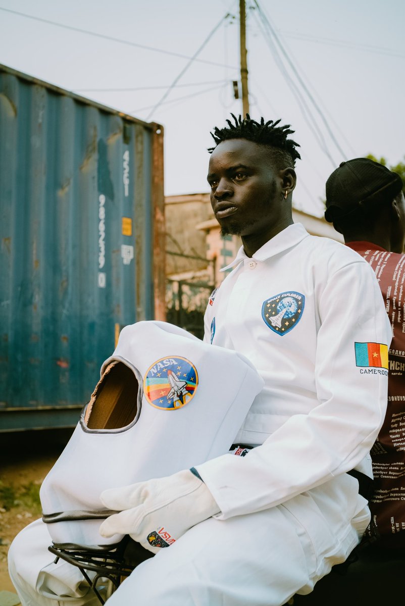 sirkwame_'s tweet photo. My piece “The Biker on the Moon” won the Northrop Grumman Space Art Competition organised by the SGAC worth $2500 trip to Washington DC. https://t.co/dAx2Sp7bVM