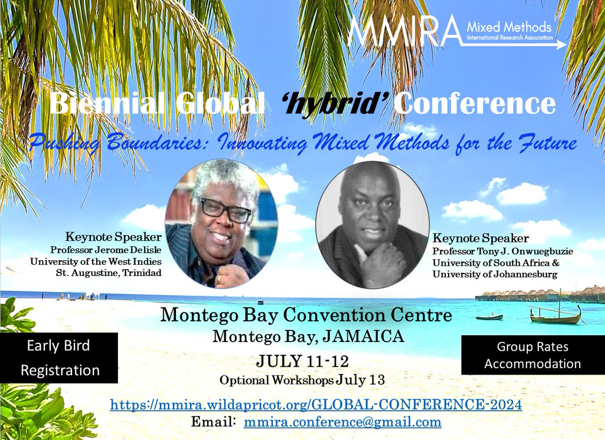 @MMIRAssociation reminds you to REGISTER NOW 🏃‍♀️ to catch the early bird prices for its upcoming Biennial Conference 👇Ends April 26. Click mmira.wildapricot.org/GLOBAL-CONFERE… to Register & find Group ACCOMMODATIONS. Direct questions to mmira.conference@gmail.com 😎😃