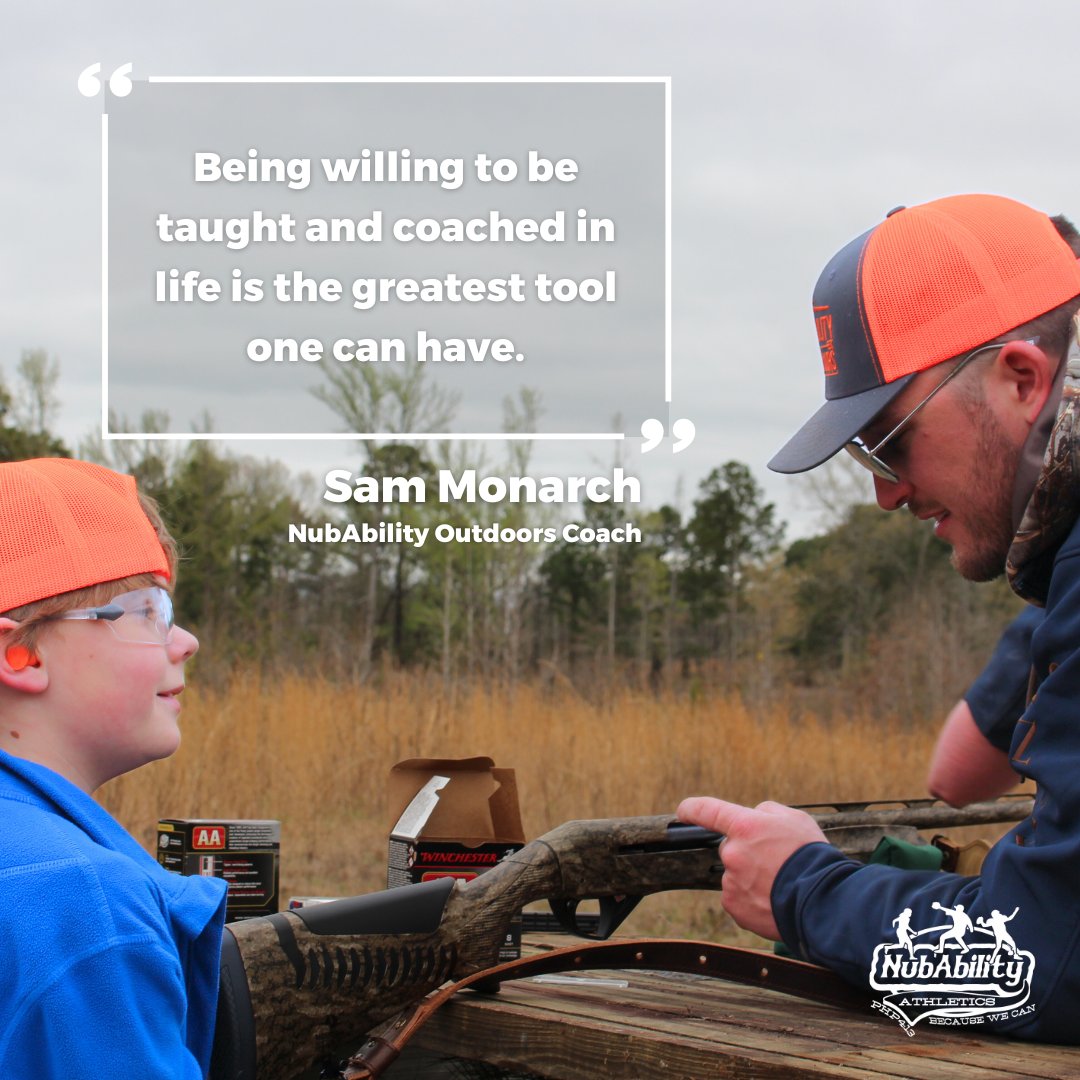 NubAbility's tweet photo. April is #LimbLossAwareness Month. We are celebrating by sharing motivational quotes from some of our favorite #adaptiveathletes - the volunteer coaches who instruct and inspire limb-different children at #NubAbility camps.
#IAmAdaptive
#LLLDAM2024
#DontNeed2 https://t.co/Xe1NuG9UDE