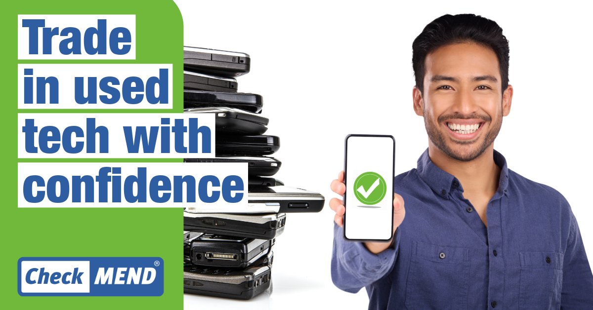 CheckMEND's tweet photo. A complete device history check with CheckMEND allows traders of second-hand mobile devices to buy and sell with confidence. 📱

For more information visit 👇https://t.co/pU6nDLz8RF

#SecondHandTech #UsedDevices  #StolenPhone #DeviceHistoryCheck #PreLovedTech #CheckMEND https://t.co/b0Db0HGDKc