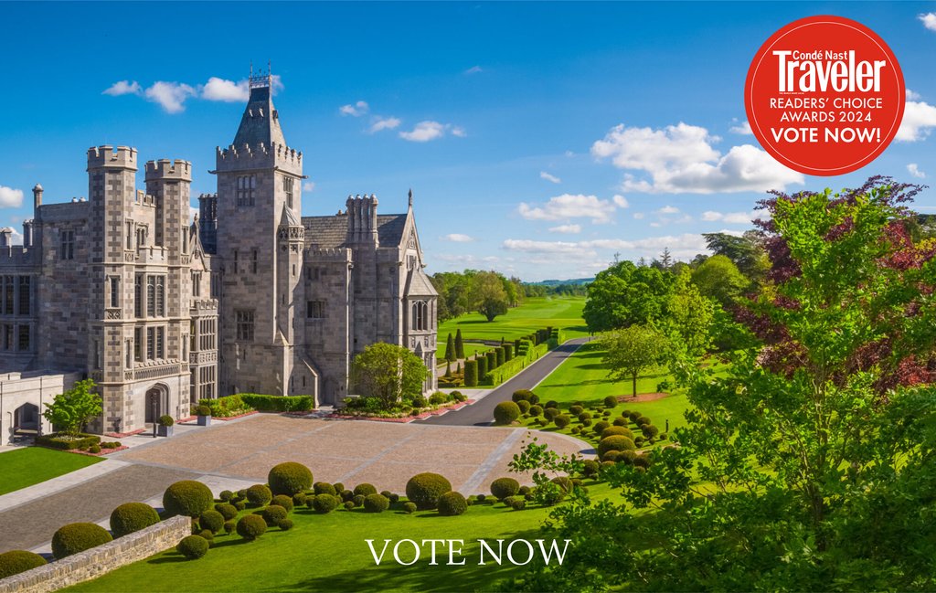 We are delighted to share that Adare Manor has been nominated for the Condé Nast Traveler Readers’ Choice Awards 2024. To cast your vote for your favourite resort, simply visit cntraveler.com/story/vote-rea… #AdareManor #BeyondEverything