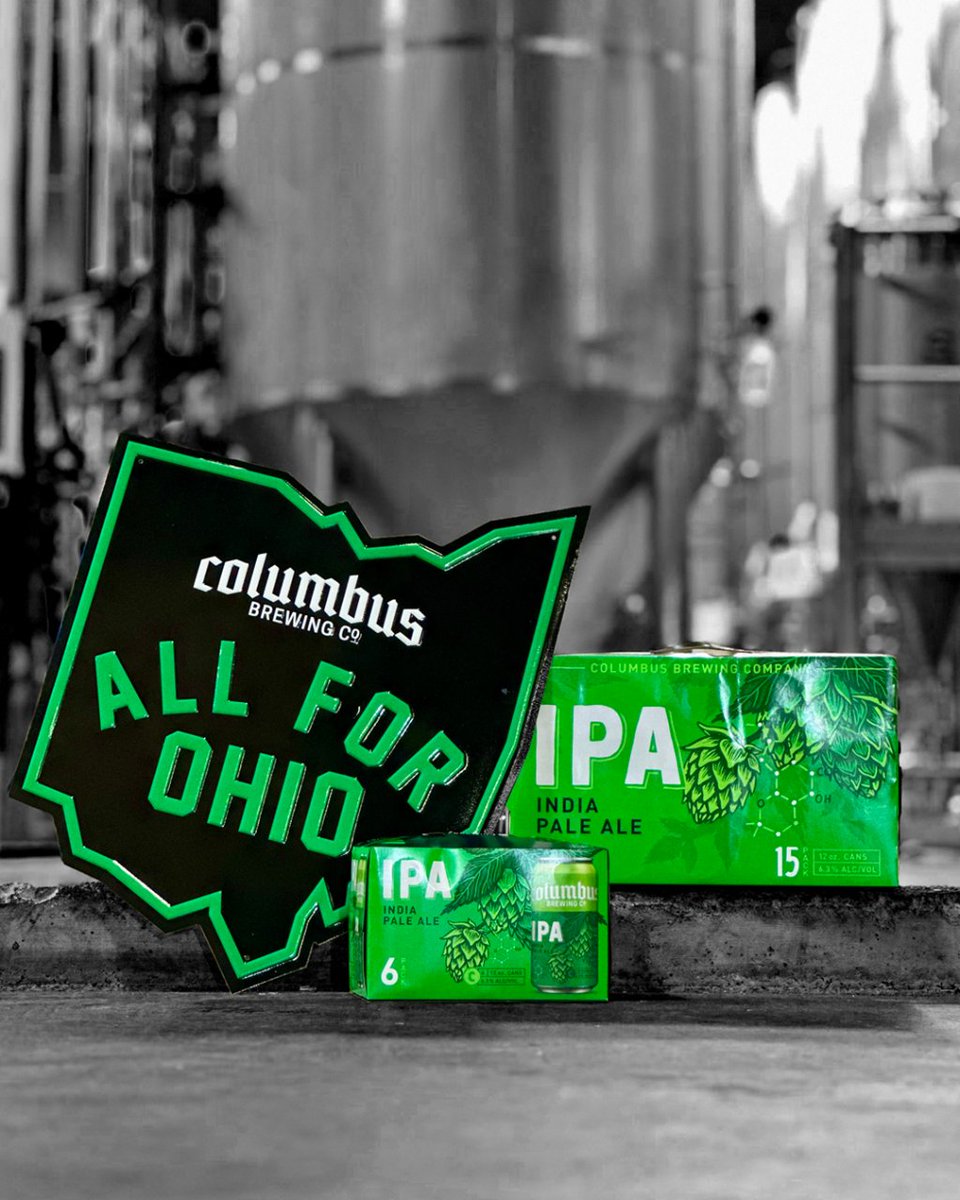 ColumbusBrewing's tweet photo. Drink Local. Drink Columbus IPA.
#AllForOhio https://t.co/vycRK9x1pr