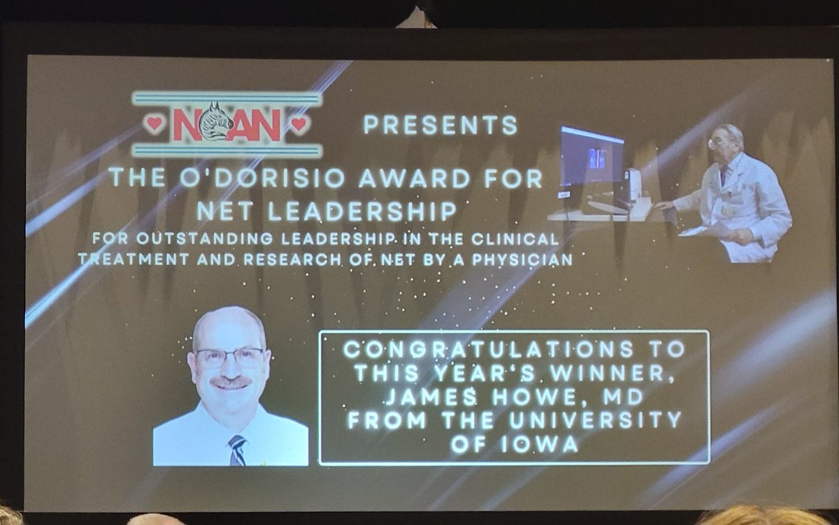 Remembering Dr. O'Dorisio and his dedication to his patients and the NET field! Continuing the tradition and his work at Iowa, congrats to Dr.Howe! @netcanceraware @UIowa_Surgery @UIowaCancer