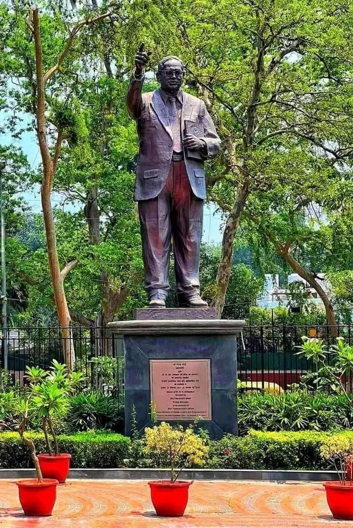 #AmbedkarJayanti, we celebrate the powerful legacy of Dr. B.R. Ambedkar. His timeless slogan,'Educate, Agitate, Organize,'isn't just a call to action;it's a roadmap for social transformation. 
#EducateToEmpower #JusticeForAll #AmbedkarJayanti2024 #JaiBhim
#HBD_Symbol_Of_Knowledge