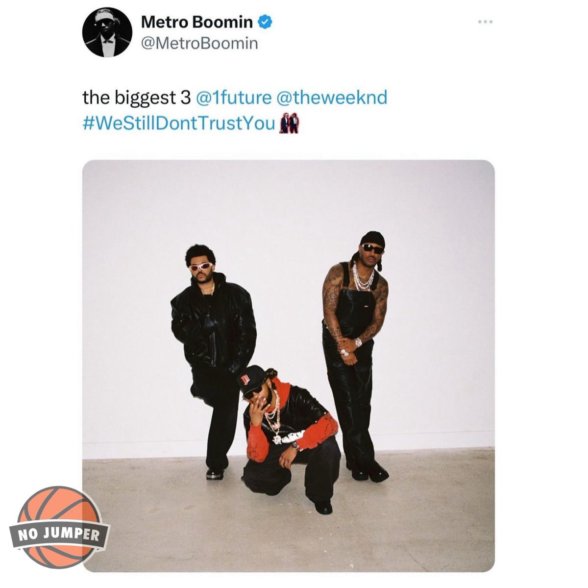 Metro Boomin clarified the Big 3 conversation and said He, Future and The Weeknd are “the biggest 3.”