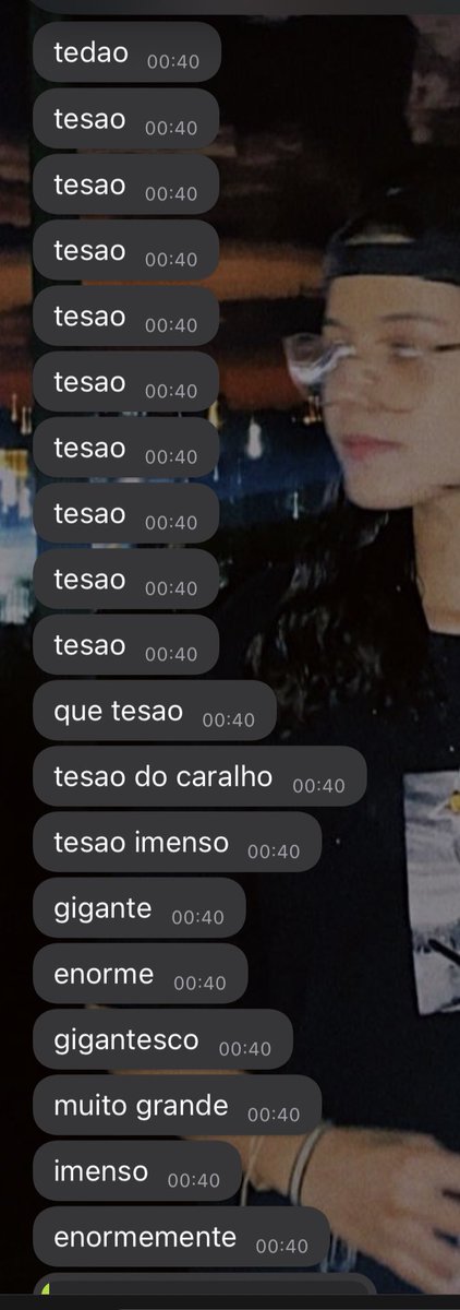 vazou minhas conversas