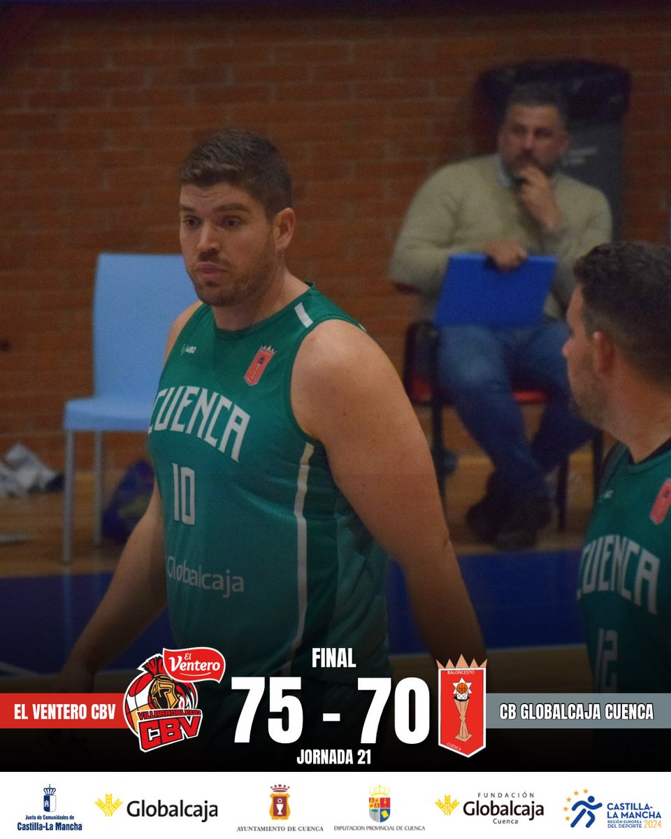 ❌ FINAL DEL PARTIDO ¡Solo nos queda aplaudir a este equipo! Caemos en Villarrobledo tras dos prórrogas en un duelo donde el equipo ha dejado todo en busca de la victoria. ¡Queda un último partido para seguir luchando! @SomosGlobalcaja #Globalcajaconeldeporte