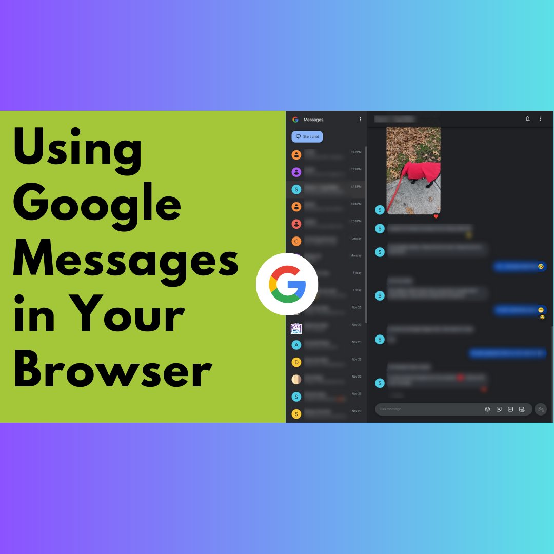 Using Google Messages in Your Browser

This feature is a game-changer for anyone who wants to stay connected without being glued to their phone.

youtube.com/watch?v=-rDCDc…

#TextFromBrowser, #WebMessaging, #SMSFromComputer, #PCTextMessaging, #YourTechCoach, #ProductivityHacks