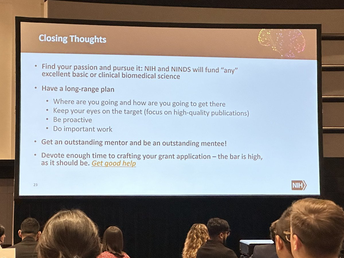 @TAAF @nsanar @caseyalbin @LyellJ @AMahajanMD @MountSinaiNeuro @MountSinaiNCC @MountSinaiRehab @nsicumommamd14 @NateKosher @HollyEHinson @RebeccaBBaron @MSHSNeurology @DrKarenOrjuela @neurologyrules @NINDSdirector inspiring rising neurologists at the Bootcamp & painting the landscape of opportunities that @NIH_NINDS and other @NIH institutes offer. He highlighted that traditionally a bulk of the funding went to basic science because there are other robust mechanisms for…