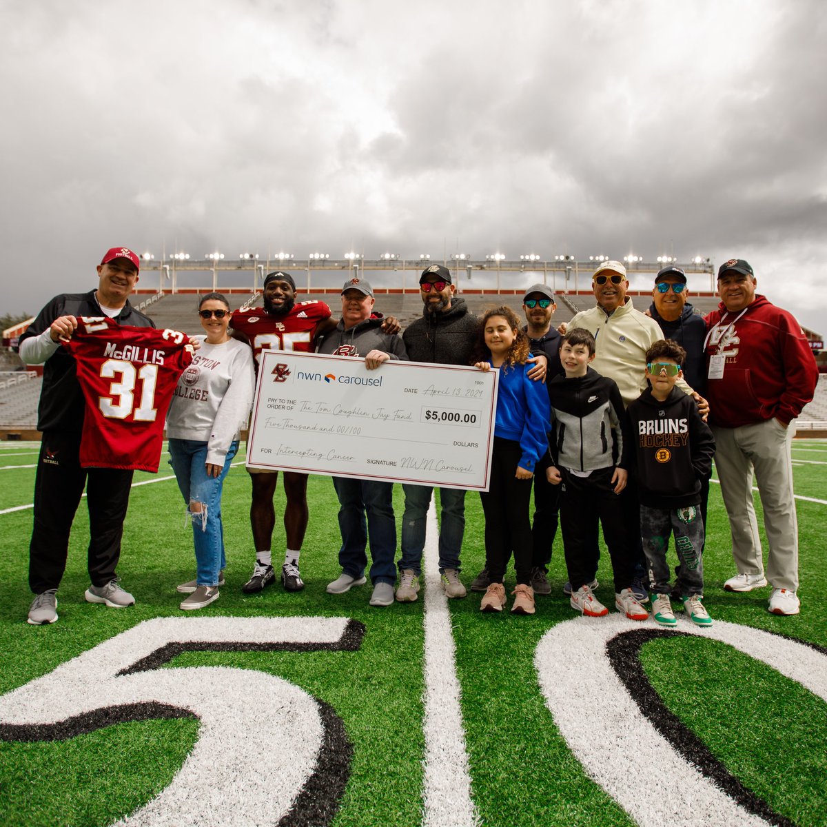 Congratulations to DB Bugg Jones on being named the recipient of the Jay McGillis Memorial Scholarship! 🦅