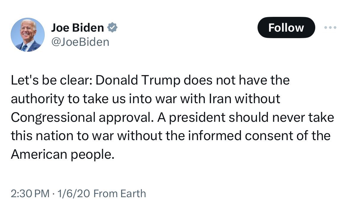 BREAKING⚡️: Iran🇮🇷 has launched a fleet of suicide drones towards Israel in retaliation for the Damascus embassy bombing If Biden goes to war with Israel against Iran, a reminder of Biden’s tweet from 4 years ago 👇