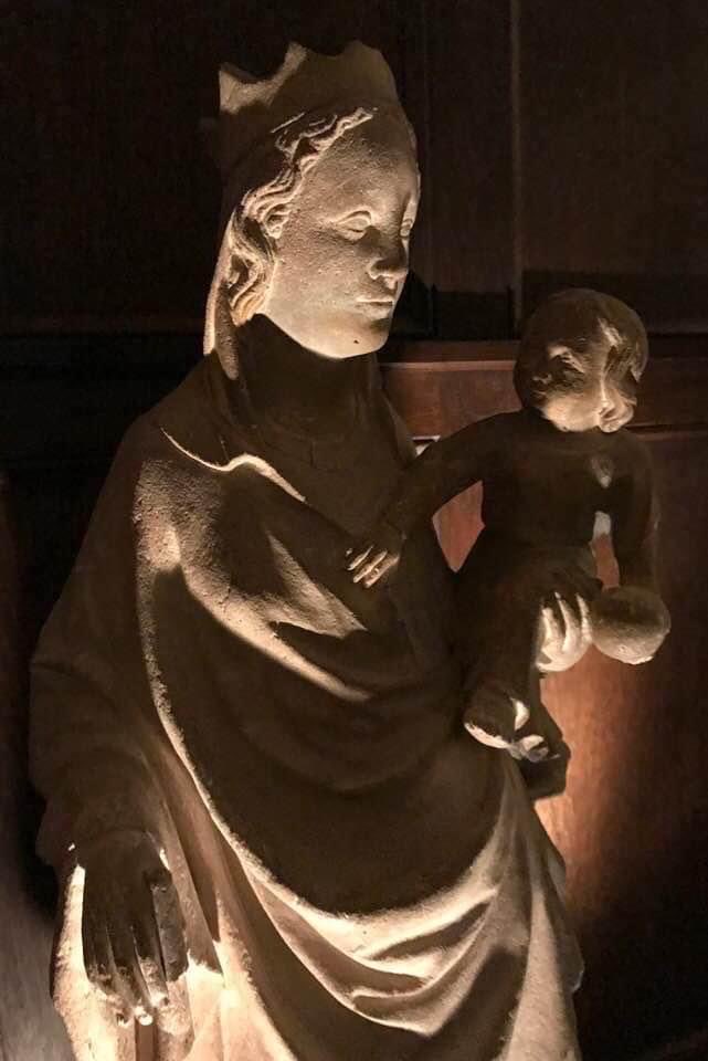 — Vierge à l’Enfant Abbaye Notre-Dame de Jouarre (Seine-et-Marne), 13 avril 2019.