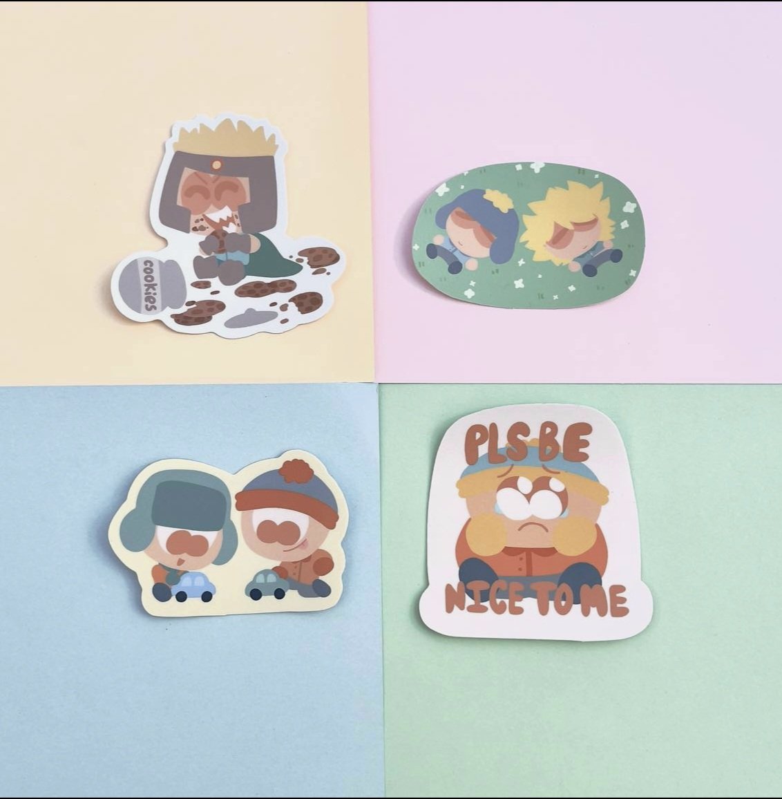 TrashxPanda10's tweet photo. Selling SouthPark Stickers!! Now available in shop!!!
.
Also starting today till the 21st, all purchases will have a chance to receive a free capybara crochet in their order!

https://t.co/5oqBV08qB5

#SouthPark #bigcartel #SmallBusiness #stickershop https://t.co/bVkVHWmqrB