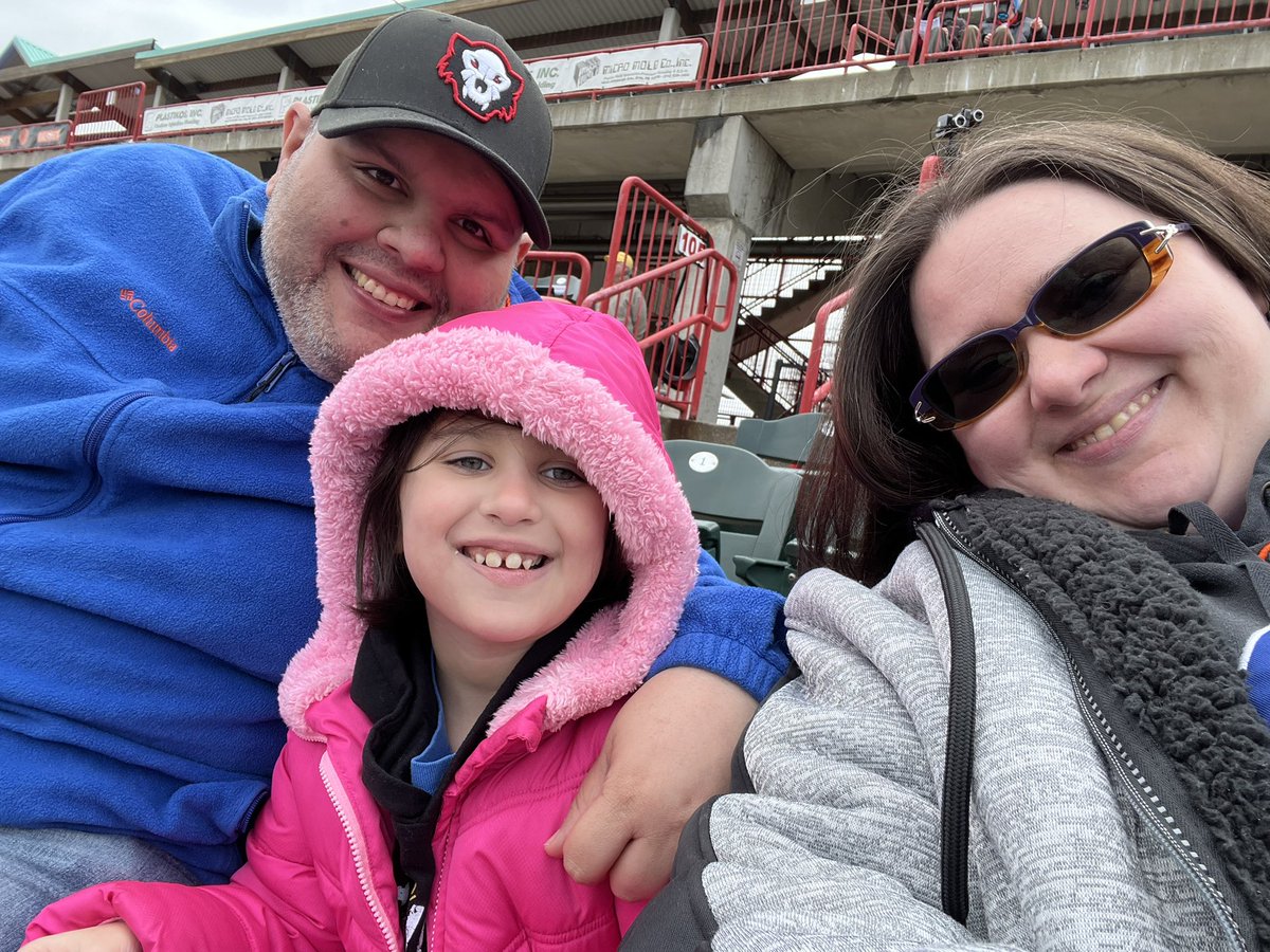 First game of the season! #erieseawolves versus #binghamtonrumbleponies #mets #familyday #baseball