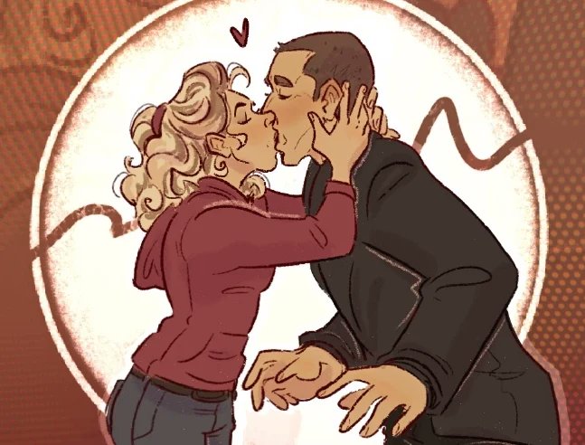 I just think if i was her id be smooching him more, thats all #ninerose #doctorwho #rosetyler