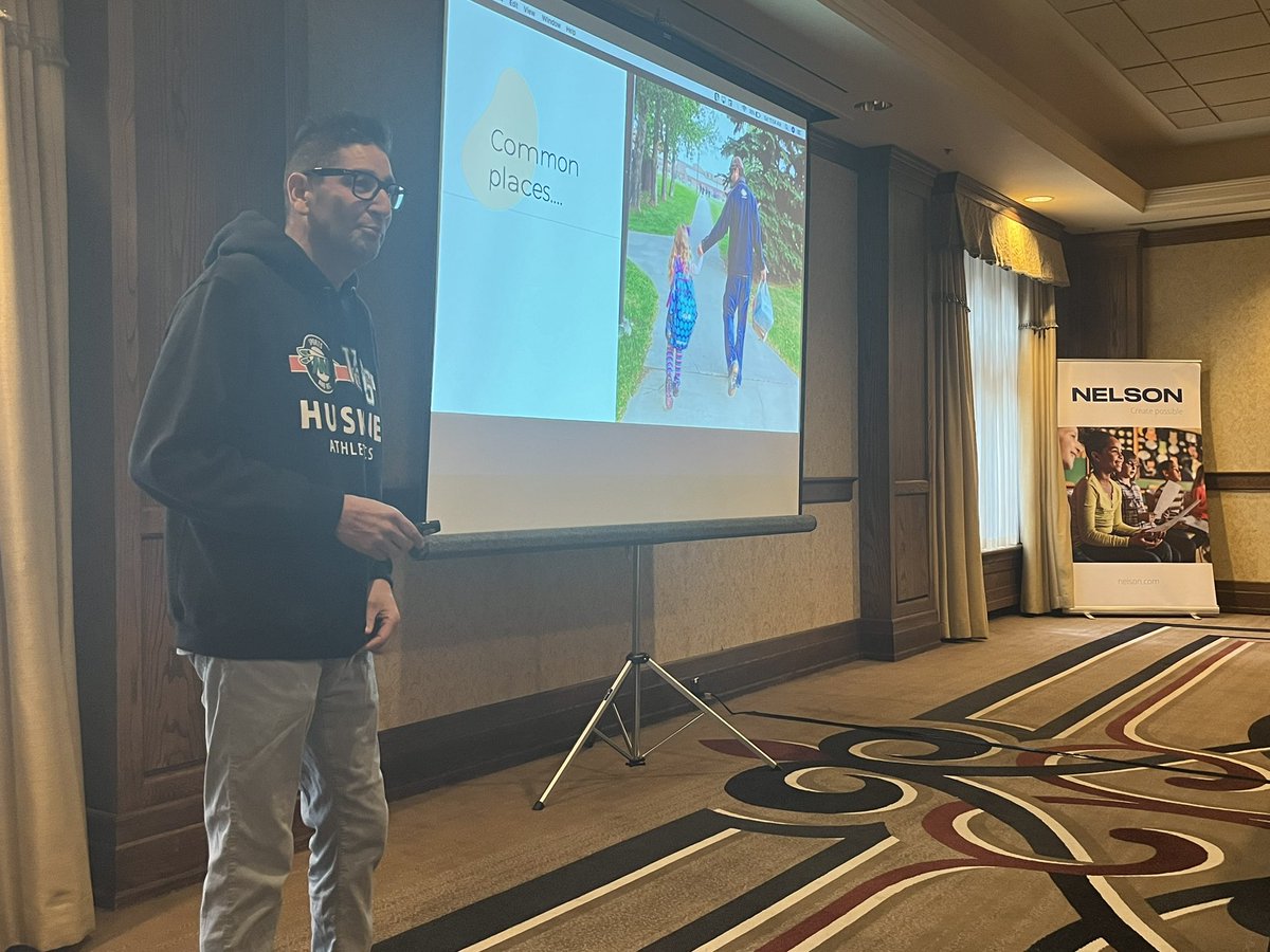 Thanks Dr Sean Lessard @NelsonClassroom for your #ulead2024 message of reminding us to ground our work in student voice. Hearing the stories of our youth fosters belongingness and supports that post graduation transformation he spoke about @uLeadconference