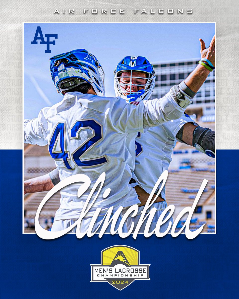 🥍𝐂𝐋𝐈𝐍𝐂𝐇𝐄𝐃🥍  

@AF_Lax clinches a spot in the 2024 #ASUNMLAX Championship as the Falcons remain UNDEFEATED in league action! 👏💯

🔗 | asunsports.org/tournaments/?i…

#ASUNBuilt | #FlyFightWin