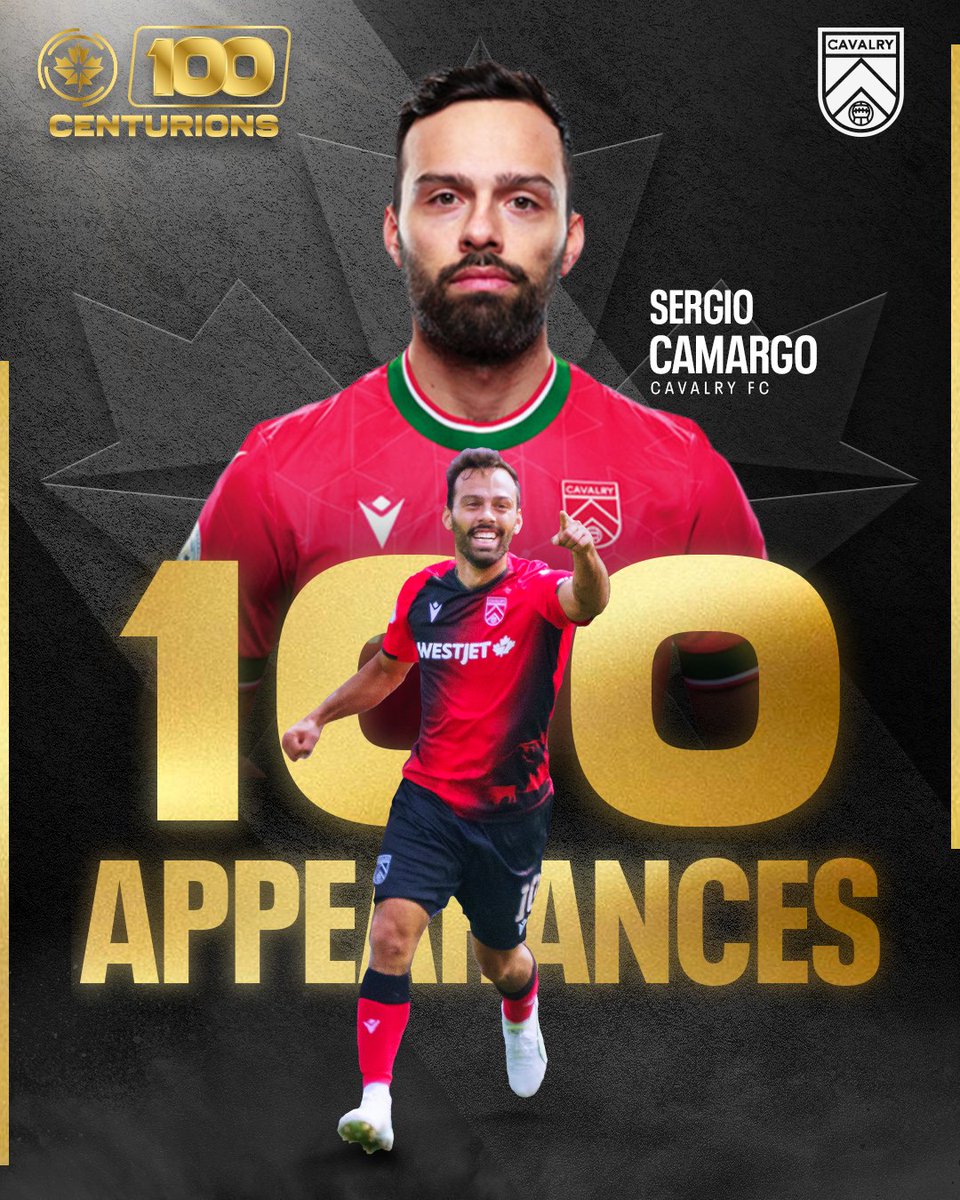 Canadian Premier League (@cplsoccer) on Twitter photo A <a href="/CPLCavalryFC/">Cavalry FC</a> original reaches game number 💯
Welcome to the CPL Centurions, <a href="/sergio10camargo/">Sergio Camargo</a> 👏
#CanPL A <a href="/CPLCavalryFC/">Cavalry FC</a> original reaches game number 💯
Welcome to the CPL Centurions, <a href="/sergio10camargo/">Sergio Camargo</a> 👏
#CanPL