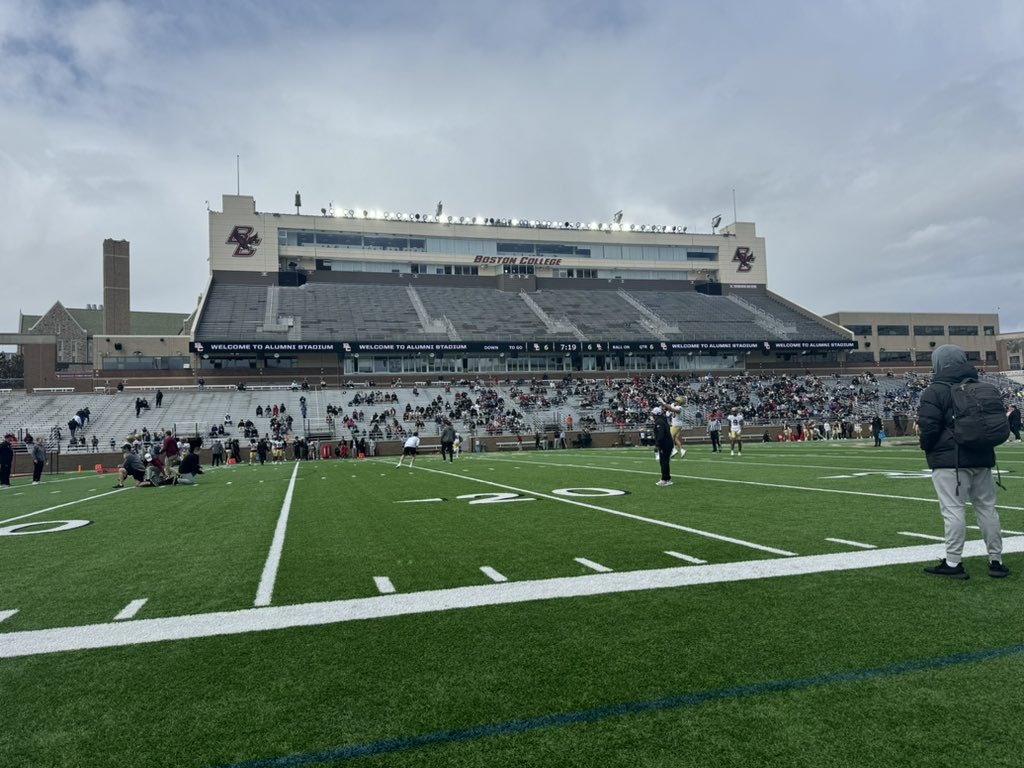 Had a great time @BCFootball today! @CoachSHuggins @ChrisSnee76 @Coach_JDiBiaso @Tonyrazz03 @CoAcHKeLZZz3 @libbieguy