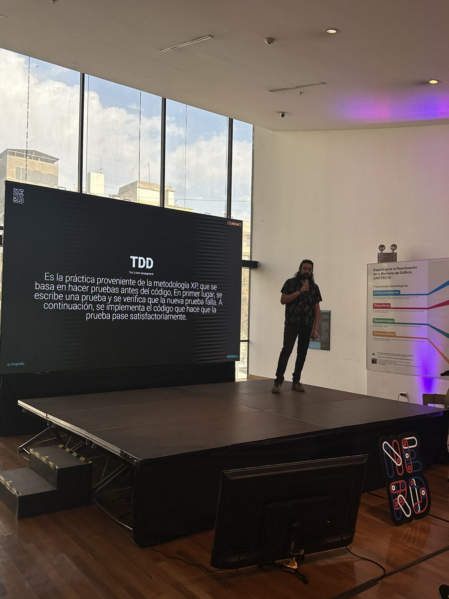 📢 Ven a aprender sobre Desarrollo de pruebas unitarias asistido por IA con Elegardo Valdés en #Nerdearla🇨🇱.

Descubre cómo la IA puede mejorar tu proceso de desarrollo. ¡No te lo pierdas! 🤖💻  

📌 Bibliogam del @centrogam y virtual por nerdear.live