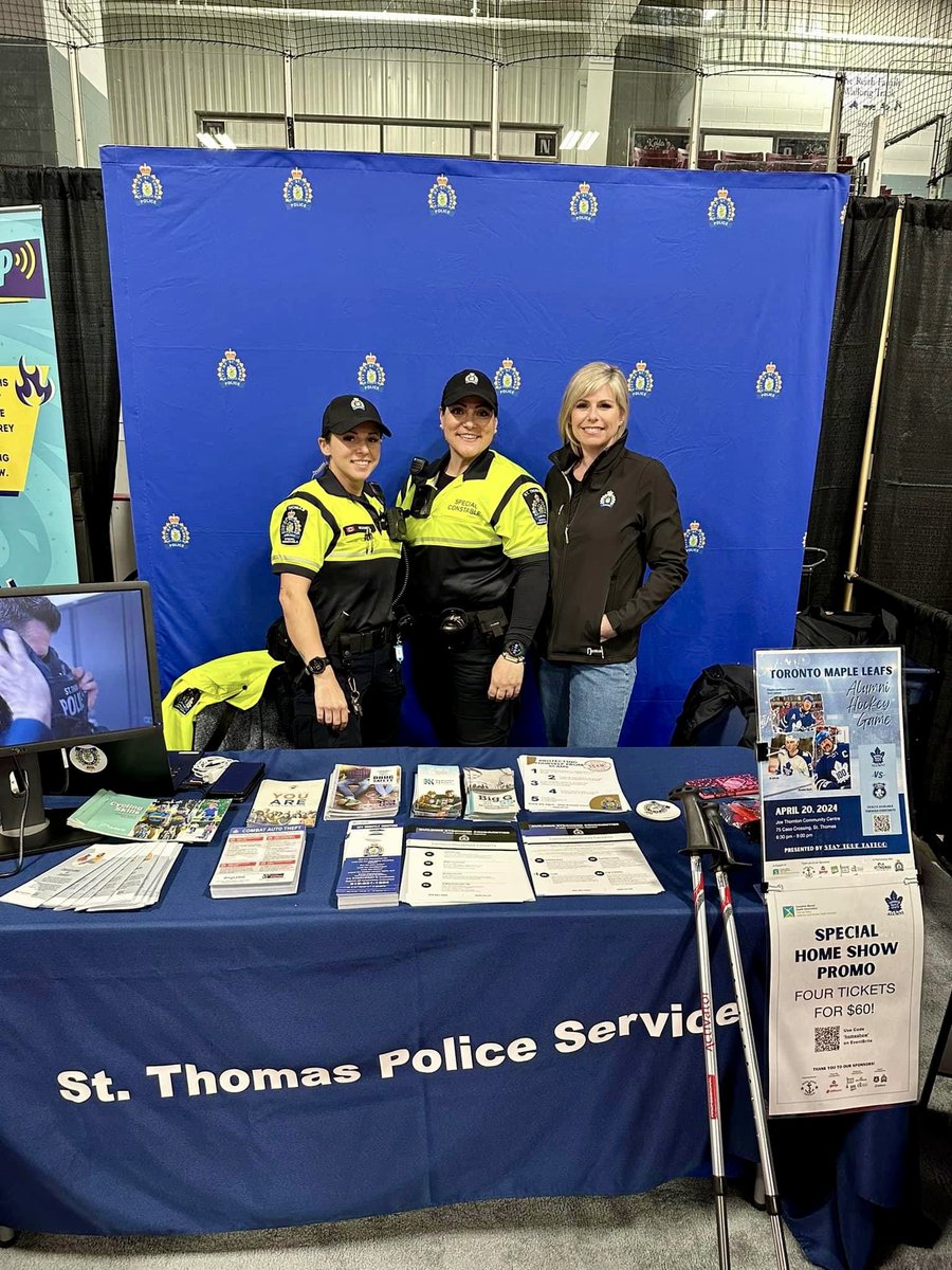 STPSmedia's tweet photo. It’s been a great day engaging with our community at the St. Thomas Elgin Homebuilders Association home show! 

If you didn’t catch us today, we’ll be back tomorrow 11-5

@STEHBASSOC 
@cityofstthomas https://t.co/CznyobLiFP