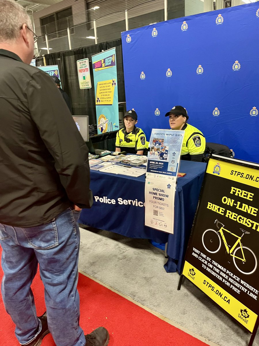 STPSmedia's tweet photo. It’s been a great day engaging with our community at the St. Thomas Elgin Homebuilders Association home show! 

If you didn’t catch us today, we’ll be back tomorrow 11-5

@STEHBASSOC 
@cityofstthomas https://t.co/CznyobLiFP