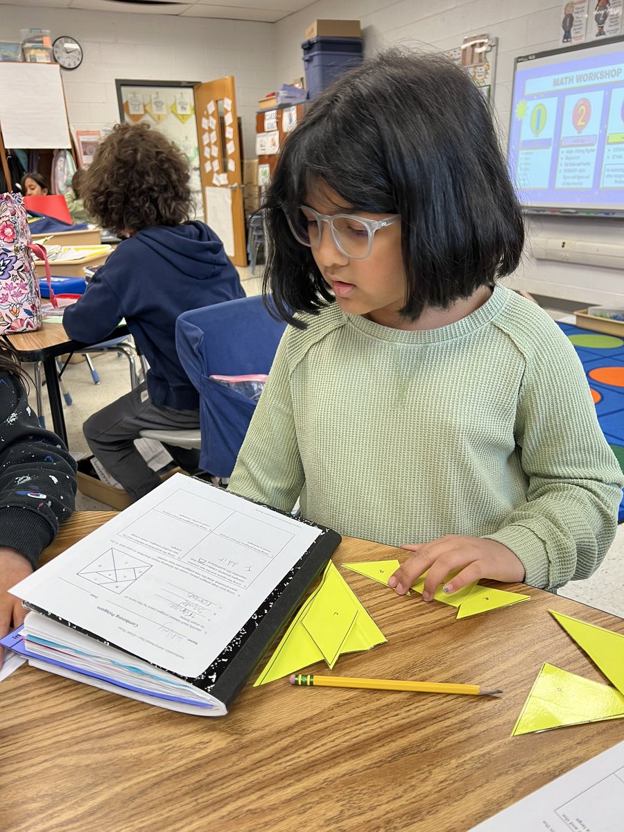 3rd graders explore combining shapes during our geometry unit!

<a href="/fcpsaap/">FCPS AAP</a> <a href="/FCPSR5/">FCPS Region5</a> #Mathematics #mathworkshop #geometry #tangrams