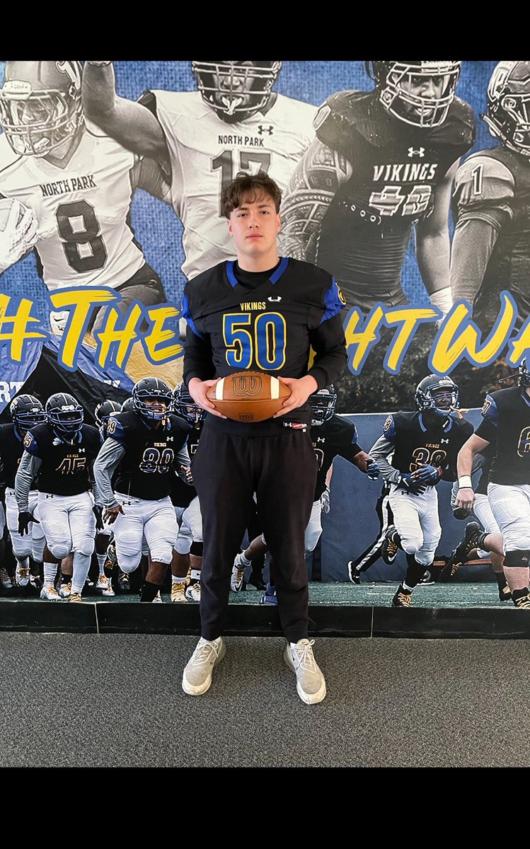 Creinhardt08151's tweet photo. Thank you @NPUFootball for having me on campus today! I really enjoyed checking out what north park is all about, and look forward to coming back in the near future!

@OLCHS_football @CoachMartin_10 @CoachStapf @ThrowsCoachO @CoachMattKeith https://t.co/cmsPE11XQz