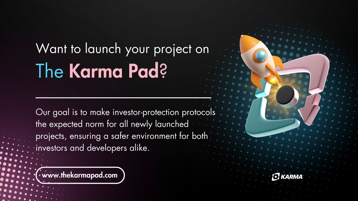 Karma is the #launchpad for quality projects to soar! Our success hinges on an active community investing in our elite offerings.

BUT we need your help to attract new clients &amp; propel them to new heights. Let's join forces and spread the word Karma crew!" 🪷📢