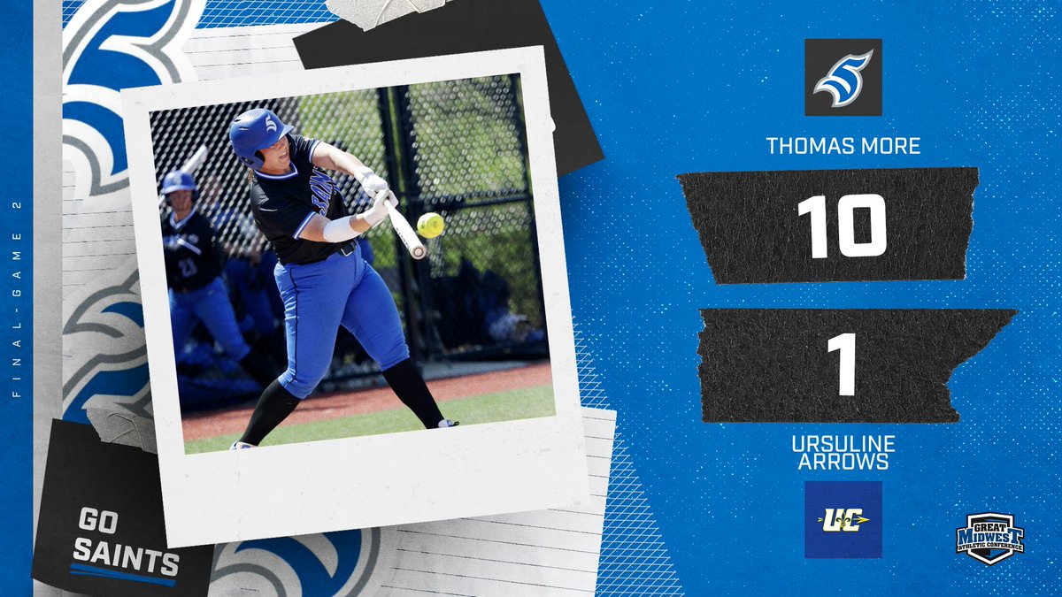 Delaney Kemper hits a 3-run home run in the 6th-inning to run rule the Arrows, 10-1.

#LetsGoSaints