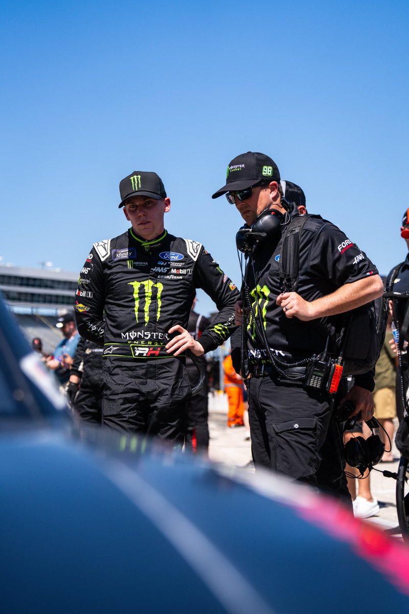 Bummed. Thanks to the team for giving me a fast @MonsterEnergy Mustang today.