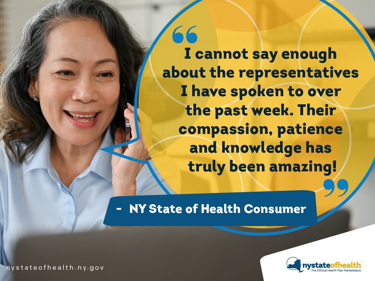 Our team of Marketplace experts are ready to help with your health insurance application and answer all your enrollment questions. Speak with us over the phone today at 1-855-355-5777! #EnrollNY #GetCovered #CertifiedHelp