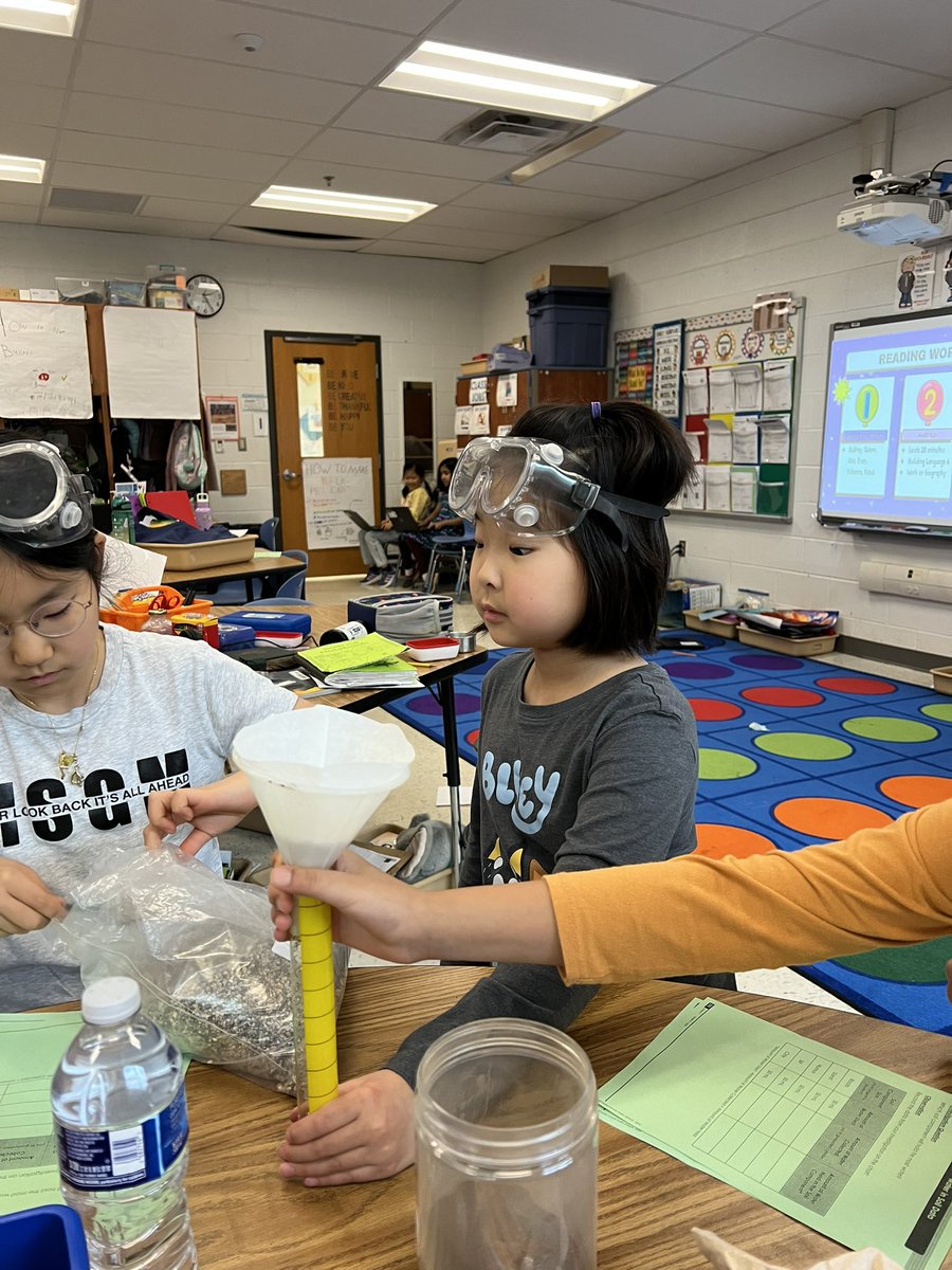 Learning all about properties of different types of soil in 3rd grade AAP. <a href="/fcpsaap/">FCPS AAP</a> <a href="/FCPSR5/">FCPS Region5</a> 

#STEM #science #soil