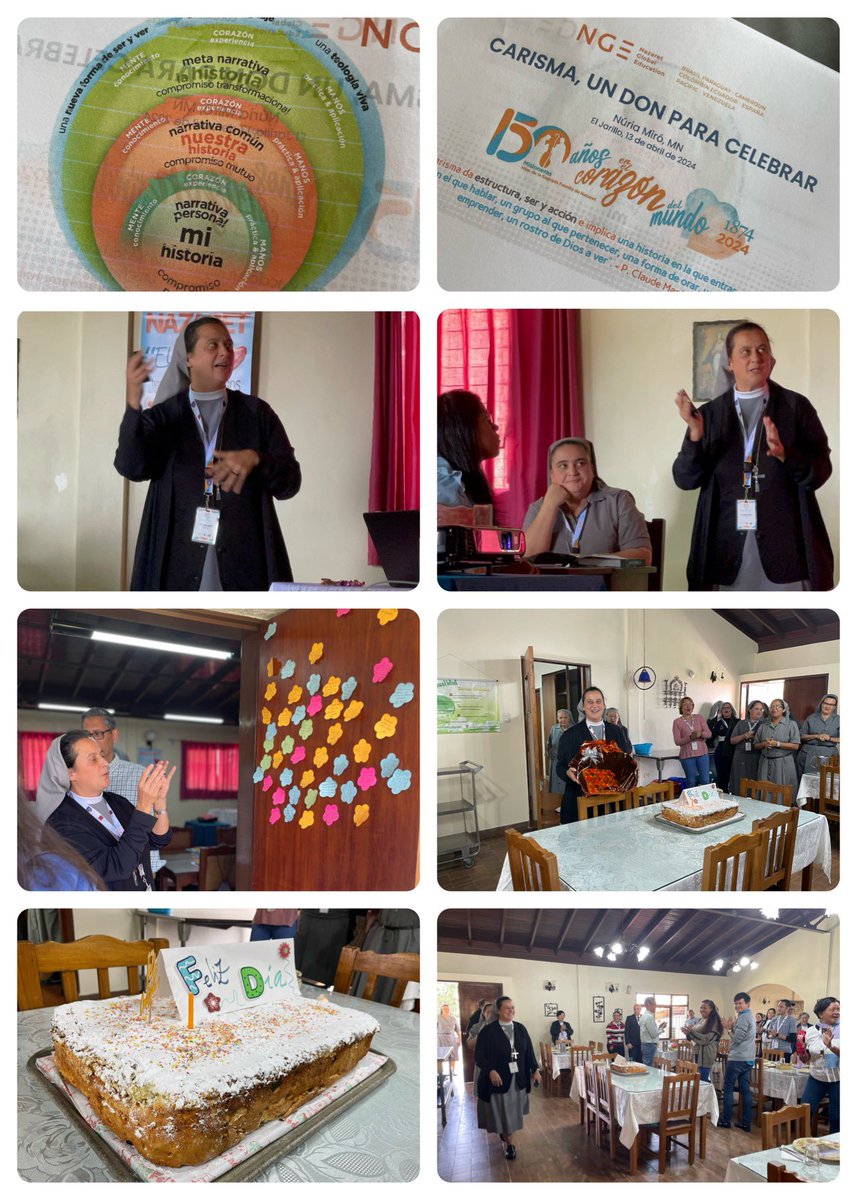 Excelente conferencia : El carisma, un don para celebrar. Compartir vida, experiencia y aquello que nos configura. Celebrar el aniversario de la M. Núria,  #NazaretFamilia